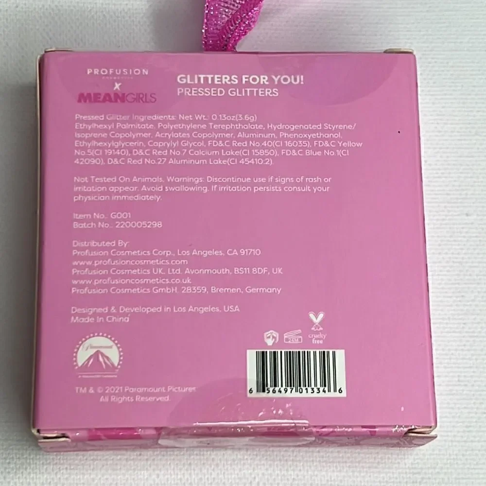 $12💥 MEAN GIRLS - GLITTERS FOR YOU! -  PRESSED GLITTER QUAD